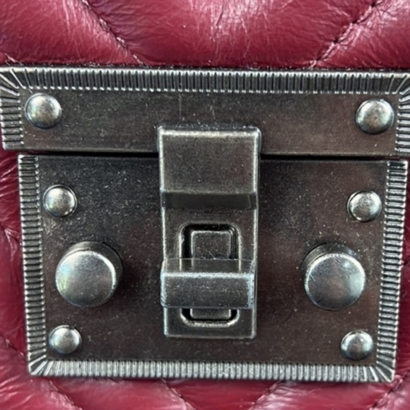 CHIARA FERRETTI  Ruby Red Crossbody Purse Medium New With Tags - Picture 5 of 7